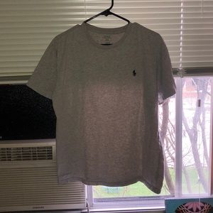 Size Large Grey Polo Tee